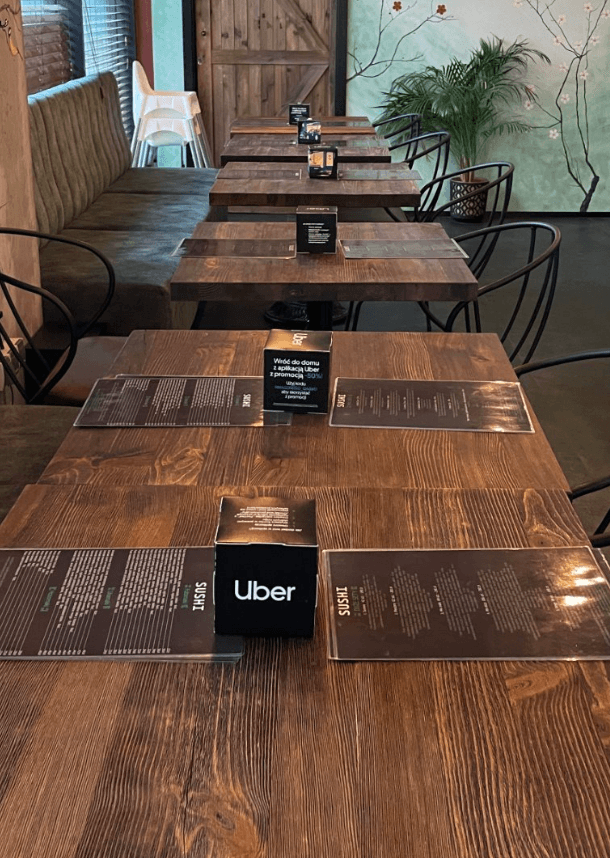 Materiały promocyjne Uber