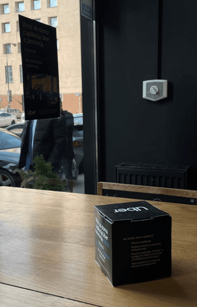 Materiały promocyjne Uber